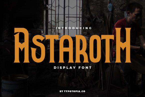 Astaroth: A Bold Vintage Serif for Editorial Design