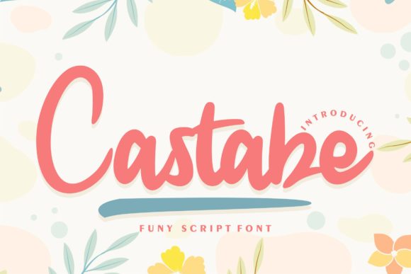 Castabe: A Playful Handwritten Font for Editors