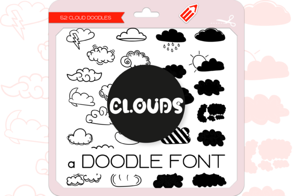 Clouds Dingbats: A Maker's Review of This Fluffy Font