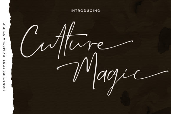 Culture Magic: A Stylish Handwritten Font Review
