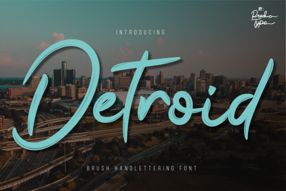Detroid: The Friendly Brush Font for Campaigns