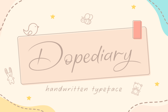 Dopediary: A Sweet Handwritten Font for Editors