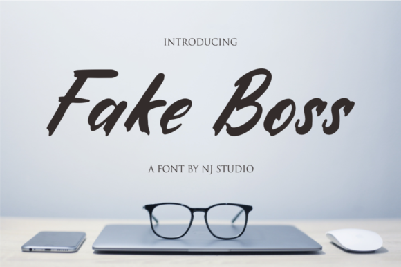 Fake Boss: A Modern Handwritten Font for Makers