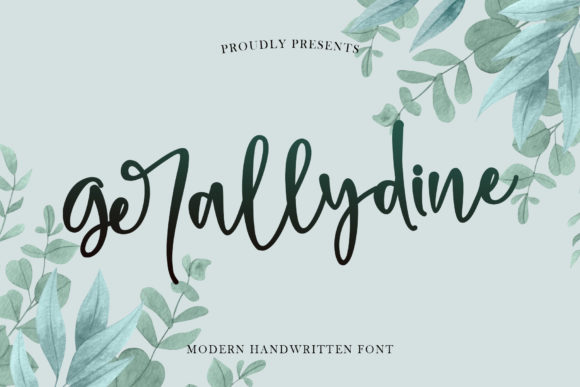 Gerallydine: A Handwritten Font for Modern Web Design