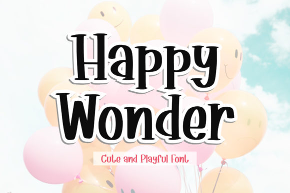 Happy Wonder: A Playful Serif Font for Makers