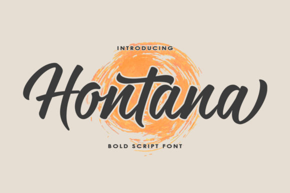 Hontana: A Friendly Script Font for Editorial Design