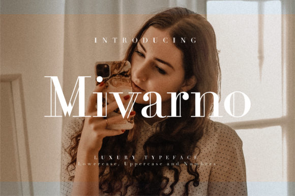 Mivarno: An Elegant Serif Font for Editorial Design