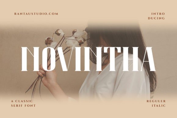 Novintha: A Classic Serif Font for Modern Branding