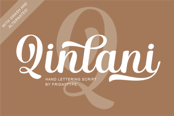 Qinlani: A Bold Handwritten Font for Elegant Web Design