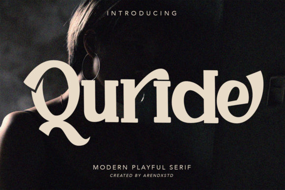 Quride: A Modern Serif Font for Web Design