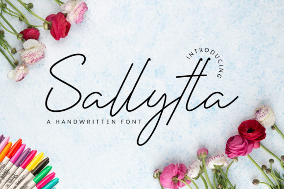 Sallytta: A Timeless Script Handwritten Font for Web Design