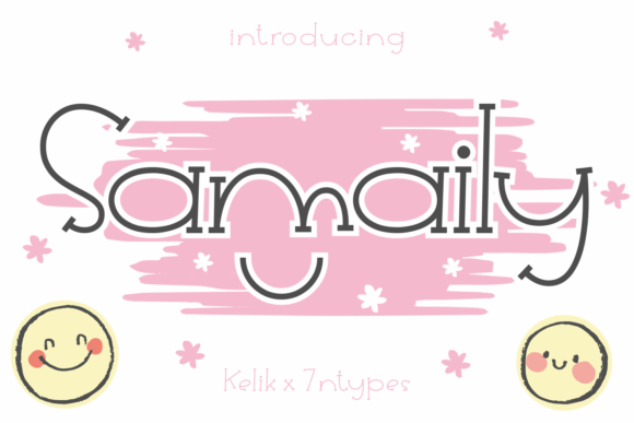 Samaily: A Whimsical Serif Font for Editorial Design