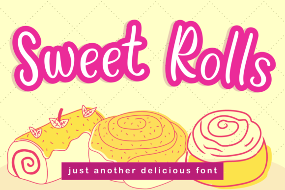 Sweet Rolls: A Round, Delicious Handwritten Font for Editorial Charm