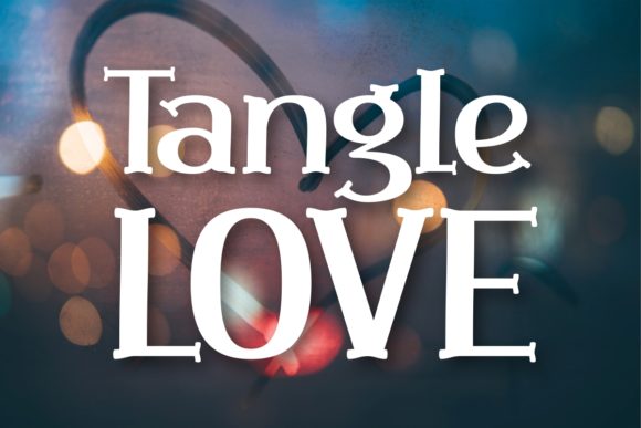 Tangle Love: A Bold Serif Font for Crafters