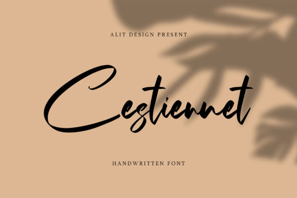 The Cestiennet: A Stylish Script Handwritten Font Review