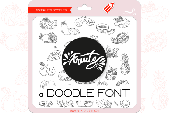 The Fruits: A Cute Dingbats Font for Branding