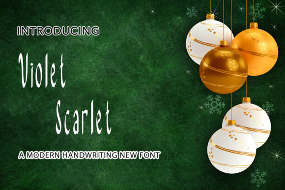 Violet Scarlet: A Cute Casual Handwritten Font for Branding