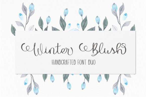 Winter Blush: A Romantic Script Font for Branding