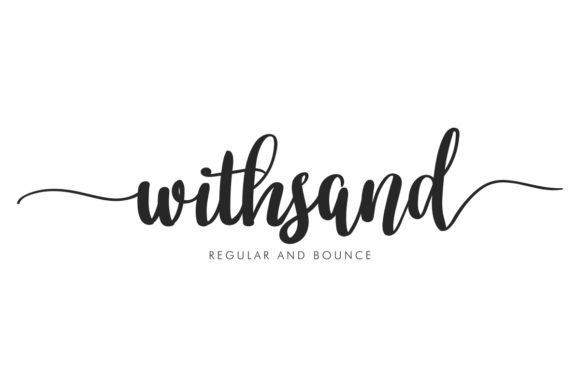 Withsand: A Bold Script Font for Web Design